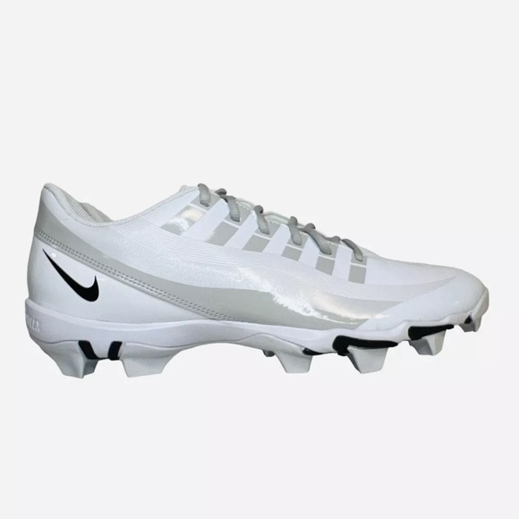 Nike Vapor Edge Shark Football Elite Cleat White Grey DQ5114-100 Men’s Size 12 - Picture 2 of 10